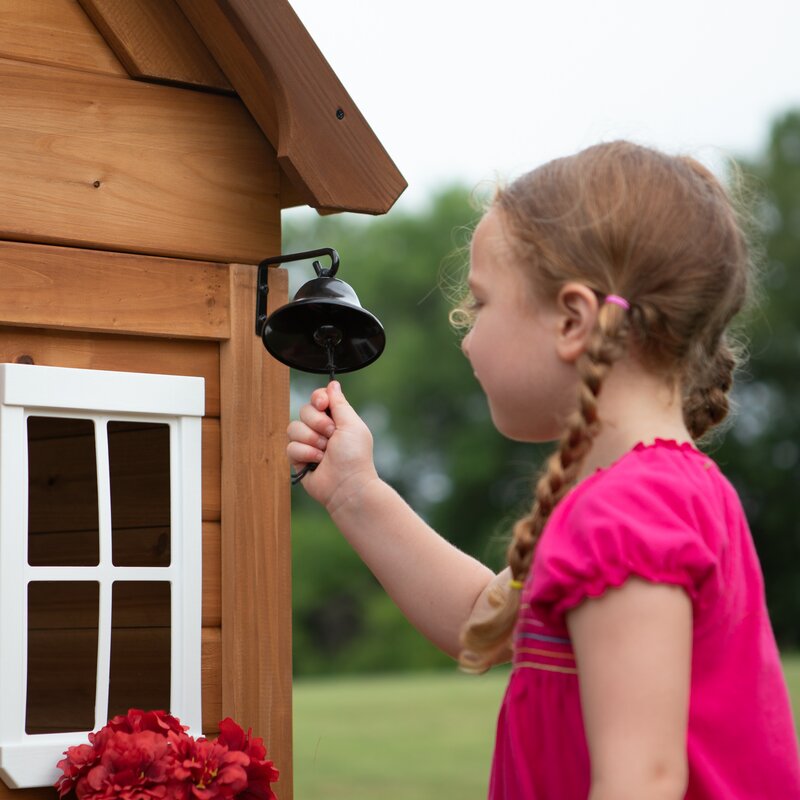 backyard discovery aspen all cedar outdoor wooden playhouse