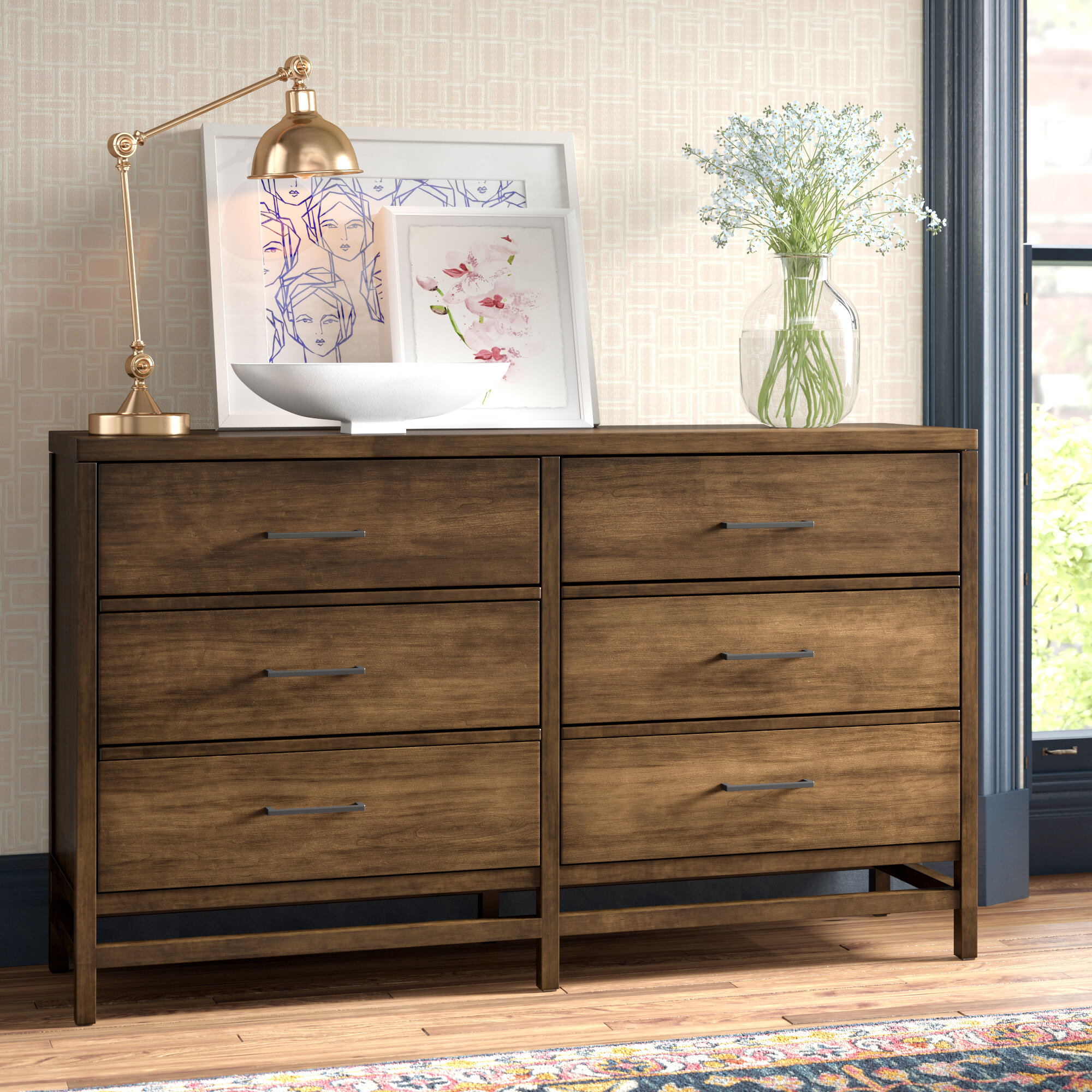 Han 6 Drawer Double Dresser Joss Main