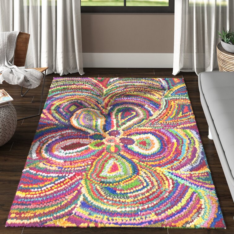 InterestPrint Sweet Home Stores Collection Custom Abstract luxury ornate sparkle multicolor bright Area Rug 5'3''x4' Indoor Soft Carpet