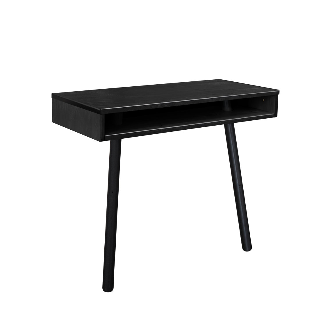 Karup Design Table de bureau à deux pieds en pin noire Capo - Karup