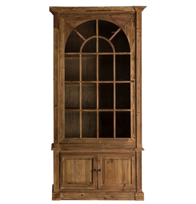 rustic curio cabinet