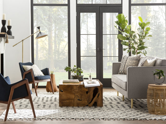 Modern 58 Square Rice Paper Floor Lamp Wood Finish Living Room Office Decor New Home Garden Universitasfundacion Lamp Beautiful floor lamp this lamp is the perfect height for my 10' ceilings.