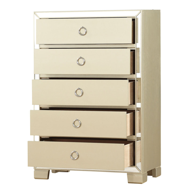 House Of Hampton Yokota 5 Drawer Chest Wayfair