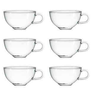 Tea Cups Set Of 6 Wayfair Co Uk Relax Teacup Set Of 6