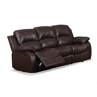 Latitude Run Malec 60 Wide Faux Leather Pillow Top Arm Reclining Loveseat Reviews Wayfair