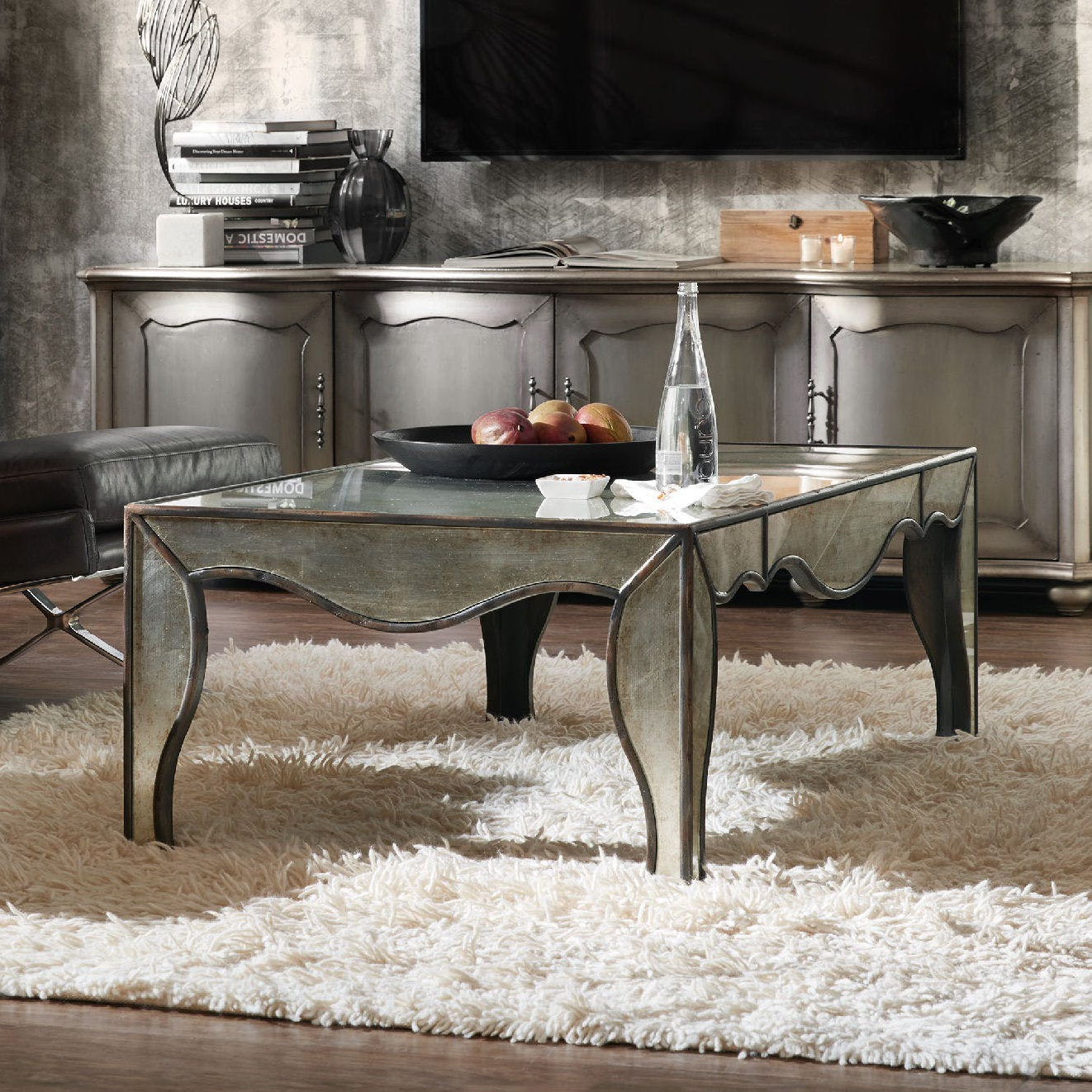 Hooker Furniture Arabella Mirrored Coffee Table Wayfair