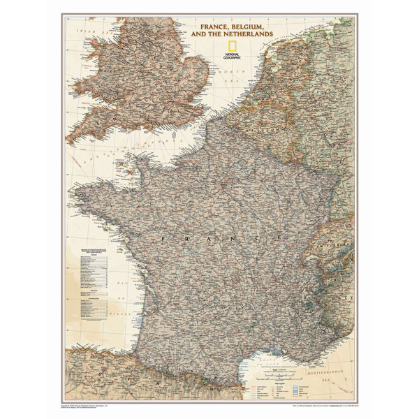 National Geographic Maps France, Belgium, and The ... Free shipping on most items.