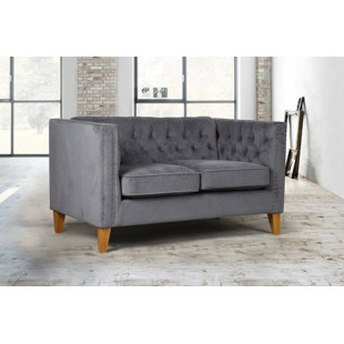 Studded Sofa Wayfair Co Uk Causey 2 Seater Loveseat Sofa