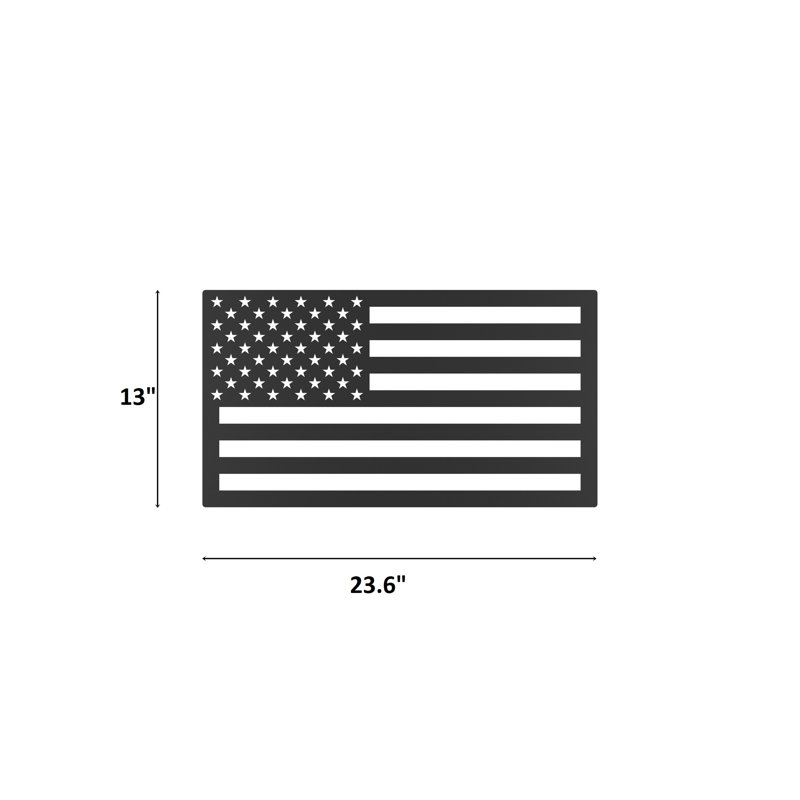 Winston Porter Stars And Stripes Metal Wall Decor Wayfair