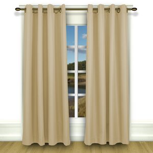 Clarksburg Solid Blackout Thermal Grommet Single Curtain Panel