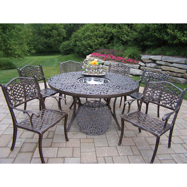 Astoria Grand Mcgrady 7 Piece Dining Set With Cooler Insert Wayfair