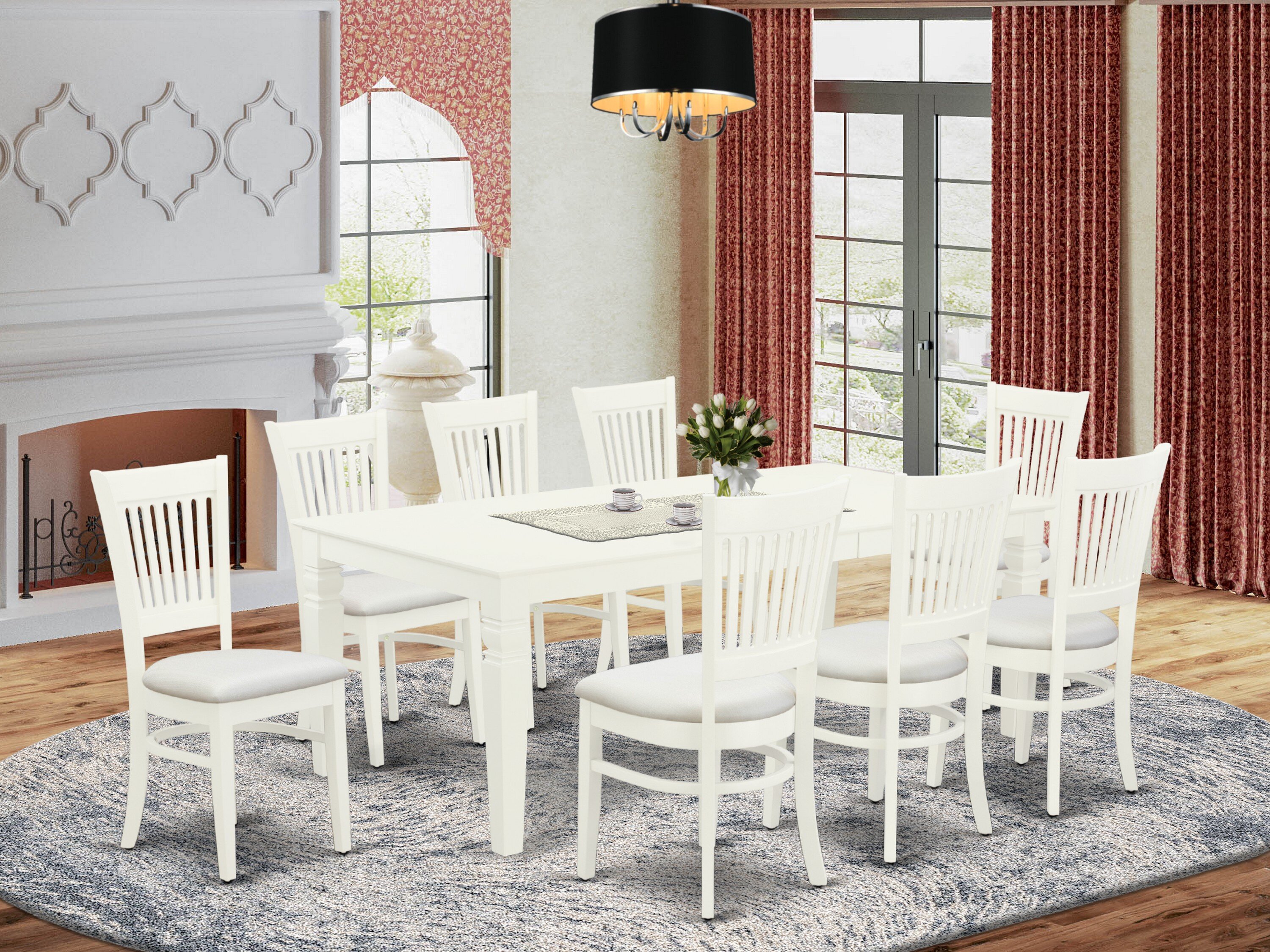 Lark Manor Butterfly Leaf Solid Wood Dining Set And Reviews Wayfair 5036