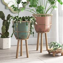 flower pot hanging earthenware plant pot for indoors Boho Planter urban jungle planter boho design hand-painted