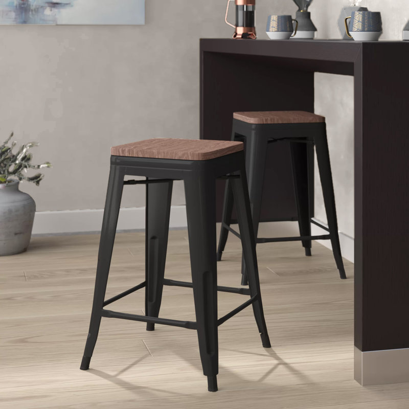 Williston Forge Carole Solid Wood Bar Counter Stool Reviews