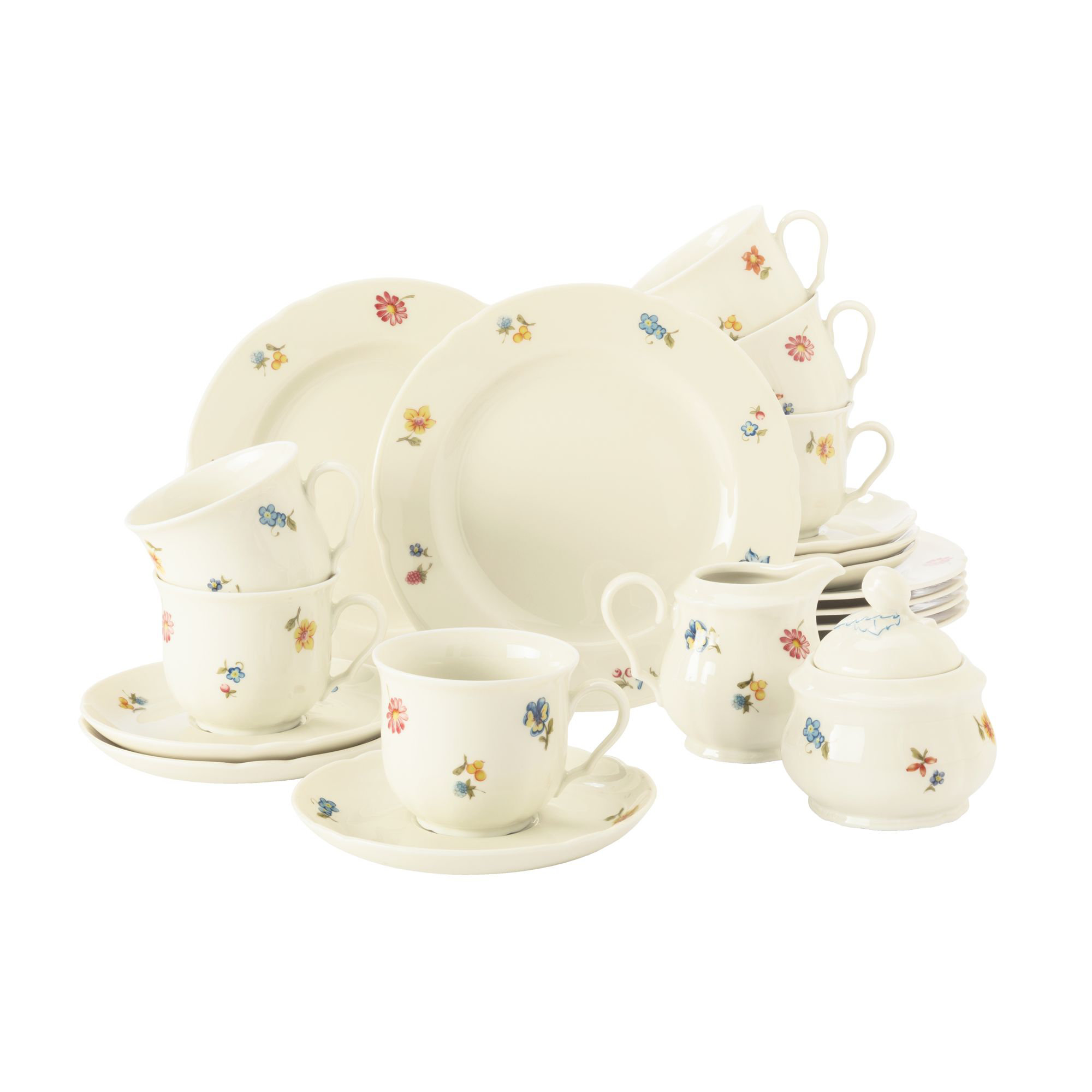 Seltmann Weiden Set Da Tavola Marie-Luise 42 Pezzi - Porcellana Floreale Multicolore - 2