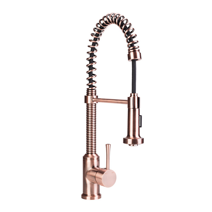 Fontainebyitalia Spring Coil Cone Spray Head Pull Down Single