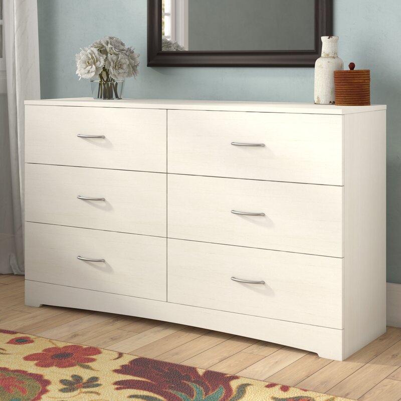 Andover Mills Poulson 6 Drawer Double Dresser Reviews Wayfair