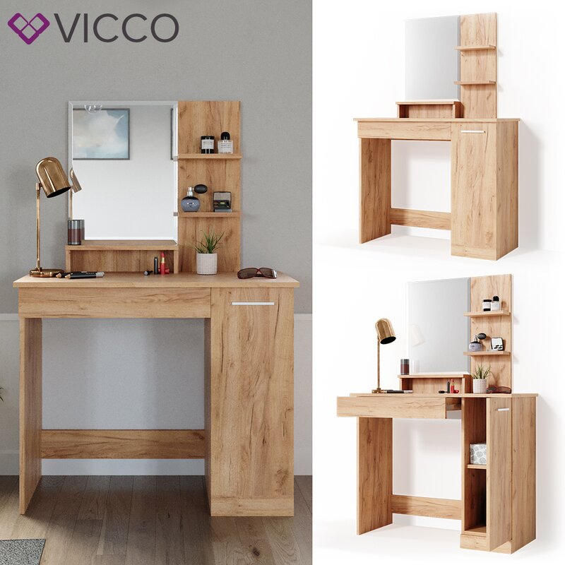 vicco corner dressing table