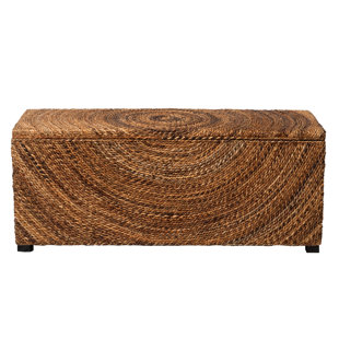 Go to store & view more images Beachcrest Home Wilmer Wood Storage Bench