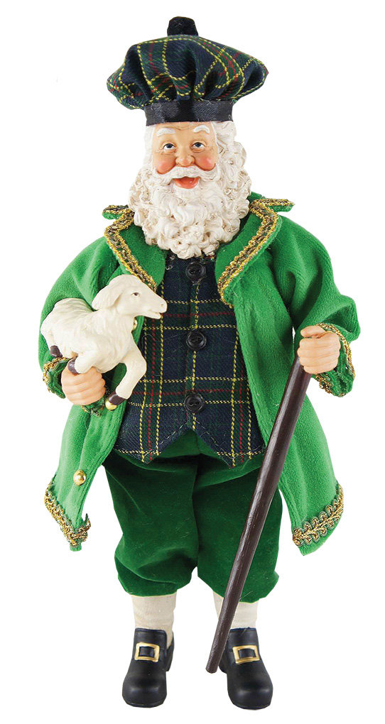 green irish santa hat