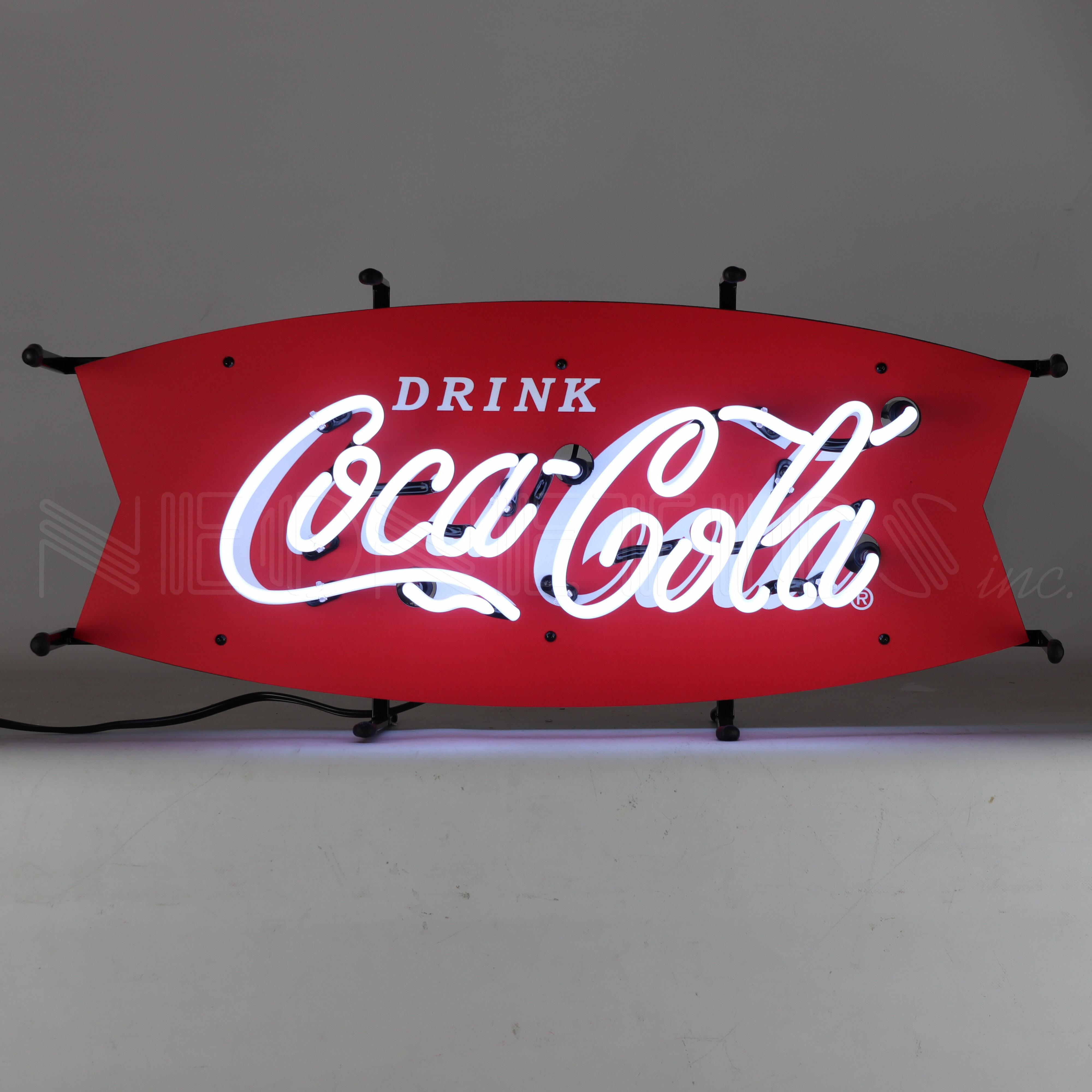 New Open 24 Hours Logo Neon Light Sign 24"x24" Lamp Poster Real Glass Beer Bar 