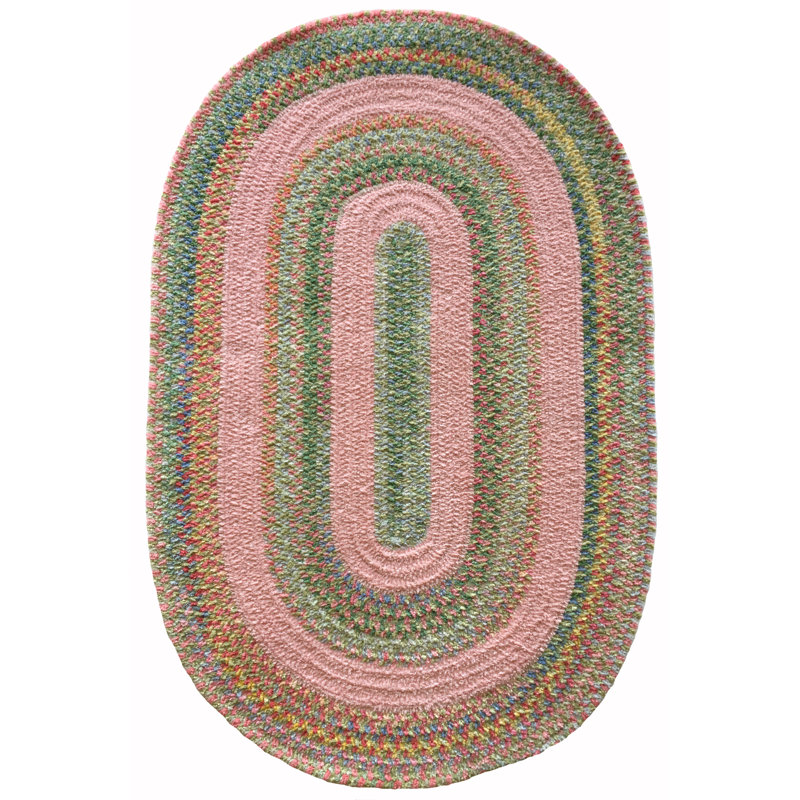 August Grove Brayden Hand Braided Cotton Pink Area Rug Wayfair August Grove Brayden Hand Braided
