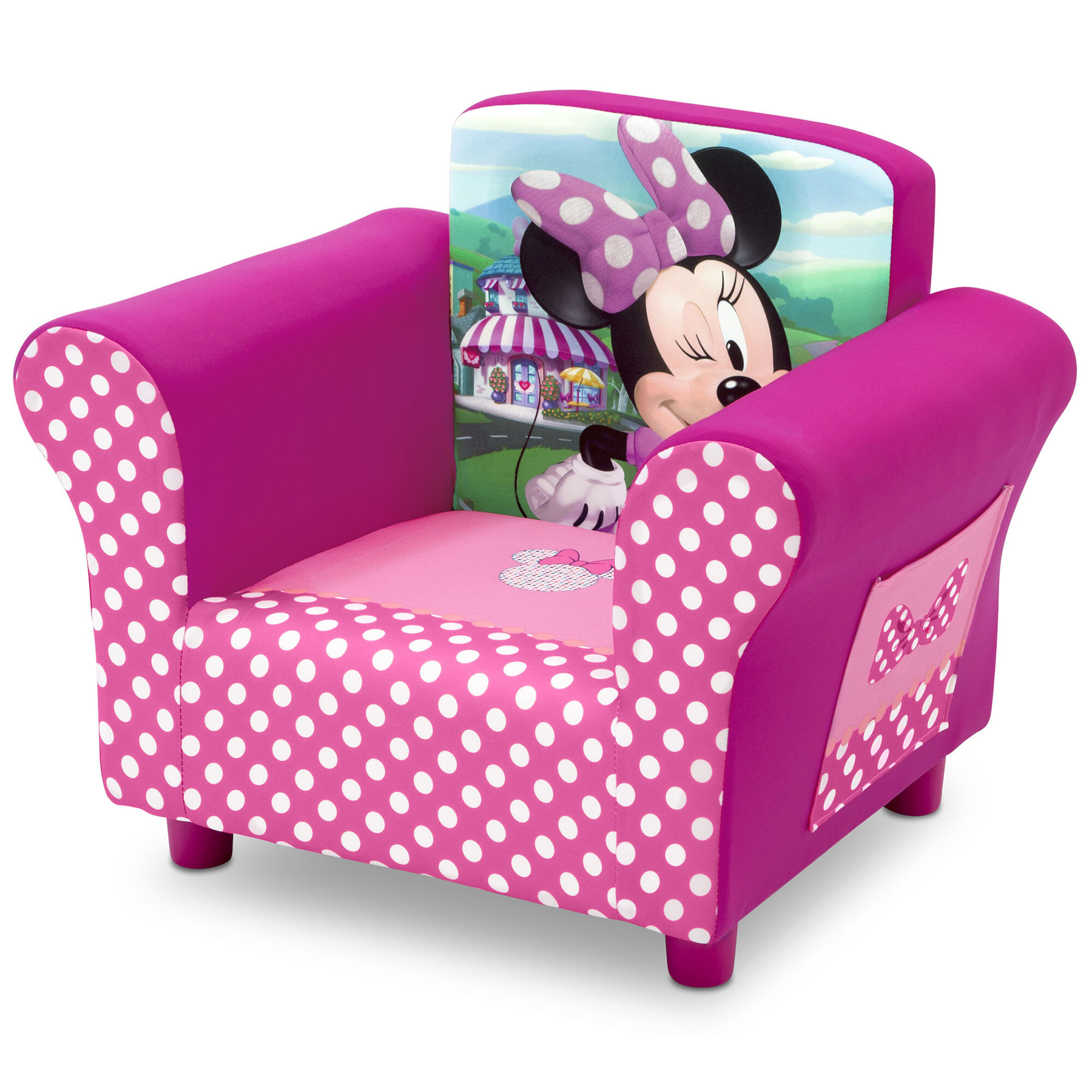 disney's minnie mouse activity table & chairs set