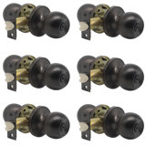 Oil Rubbed Bronze Door Knobs You Ll Love In 2020 Wayfair