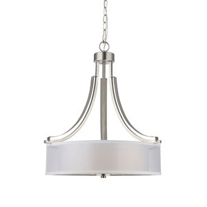 Nettie 3-Light Drum Chandelier