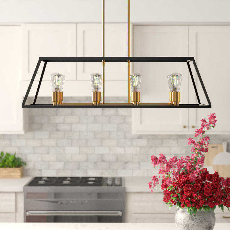 Stockton 8 Light Kitchen Island Linear Pendant Reviews Joss Main
