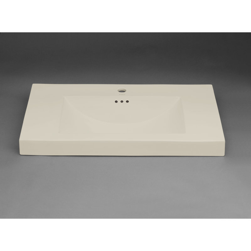 Ronbow Evin Ceramic Rectangular Drop In Bathroom Sink With Overflow Reviews