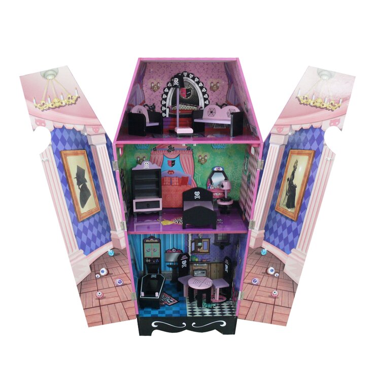 Teamson Kids Vampire Villa Coffin Doll House | Wayfair