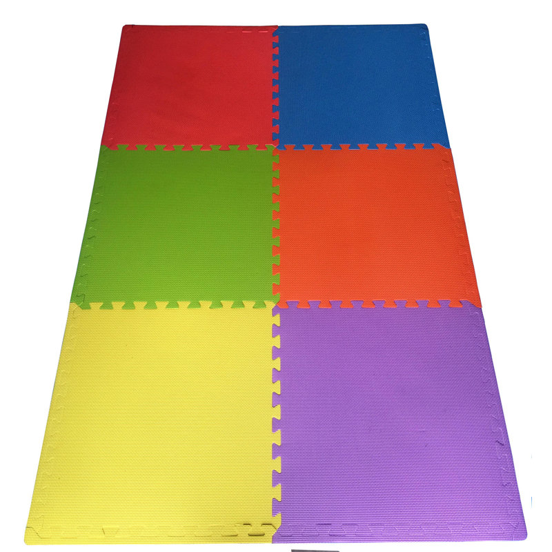 Ottomanson Multipurpose Anti Fatigue Eva 6 Puzzle Interlocking Foam Playmat Reviews Wayfair