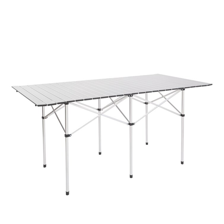 Outdoor Portable Folding Aluminum Table Lightweight Camping Picnic with Bag