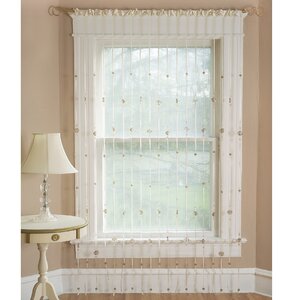 Crackle Rod Pocket Single Curtain Panel