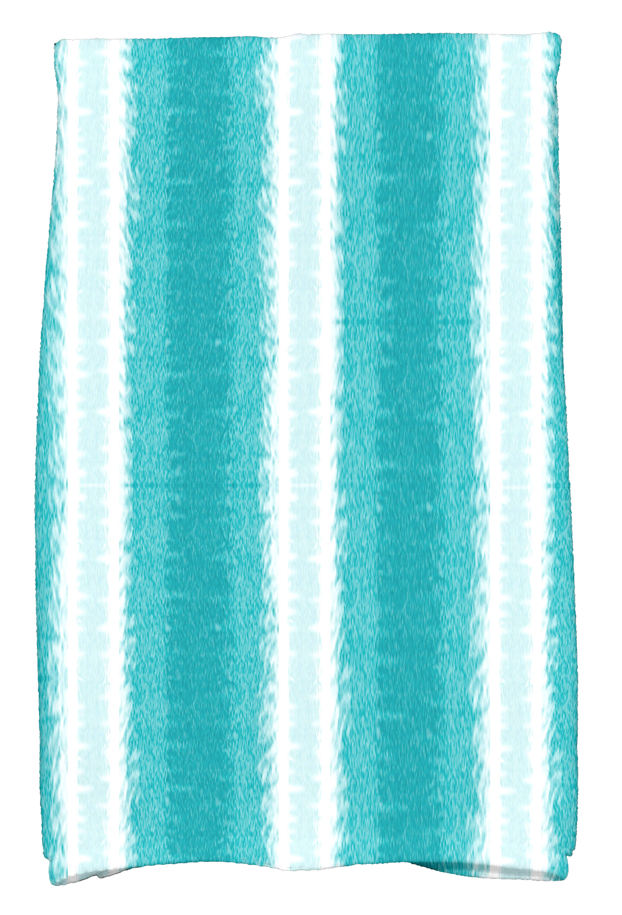 teal striped towels