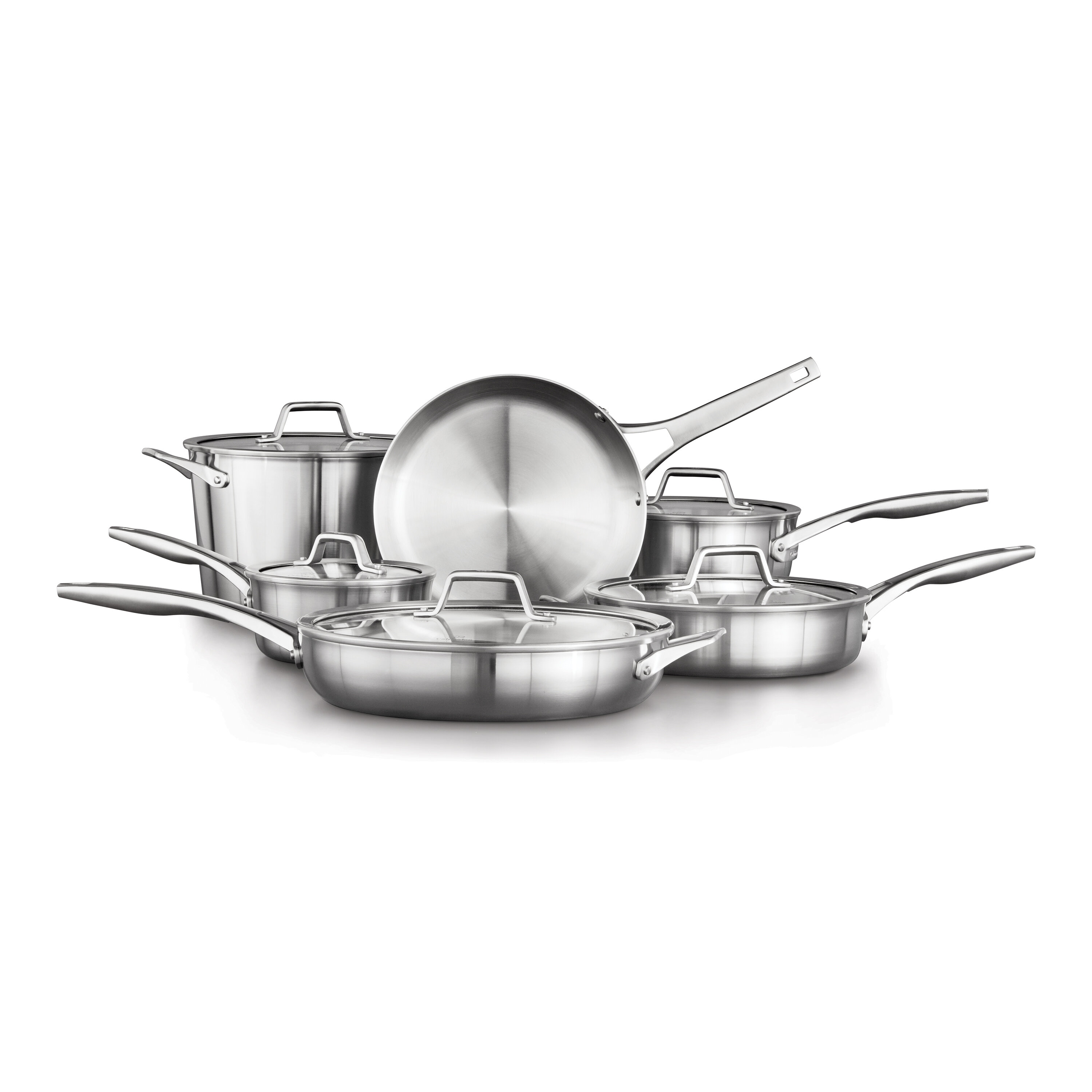 Select by Calphalon 8pc Stainless Steel Cookware Set for sale online 