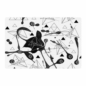 Li Zamperini Geometric Black/White Area Rug