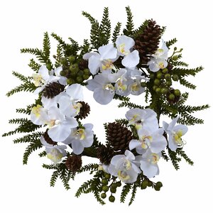 Phalaenopsis and Pine Wreath