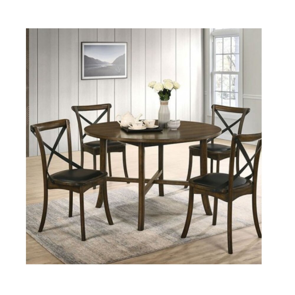 torrence placer 5 piece round dining set