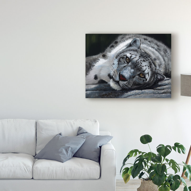 World Menagerie Taking It Easy Acrylic Painting Print On Wrapped Canvas Wayfair