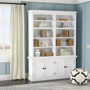 Home Library Wall Units Wayfair Amityville Library Bookcase By Beachcrest Home