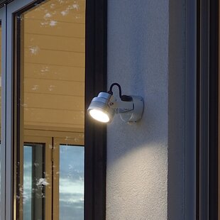 Monza Modern Adjustable Angle 1 Light Outdoor Spotlight Image
