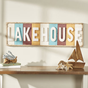 Lake House Wall Decor Wayfair Lake House Wood Written Wall Décor