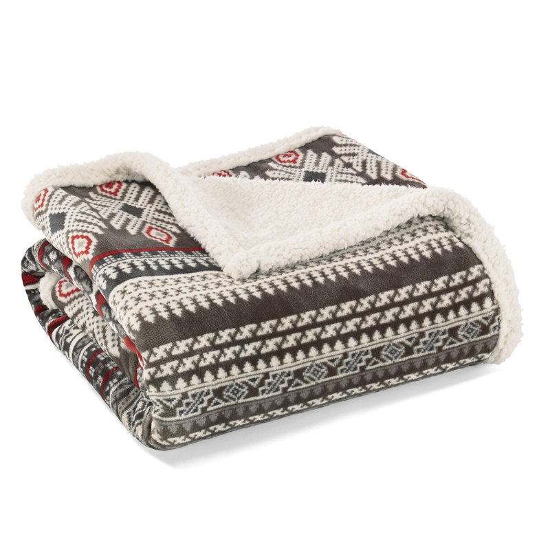 Eddie Bauer Sycamore Ultra Plush Throw Reviews Wayfair