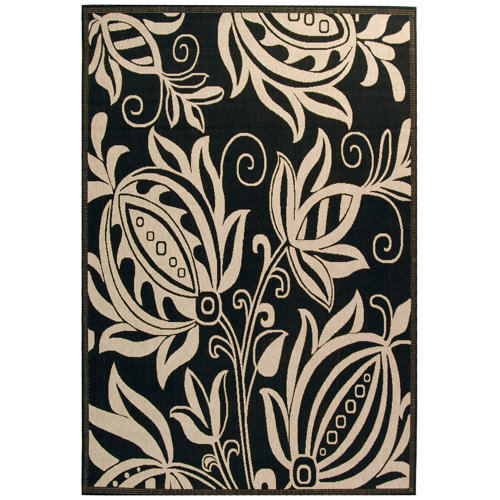 August Grove Wysocki Brown Black Indoor Outdoor Area Rug Reviews Wayfair