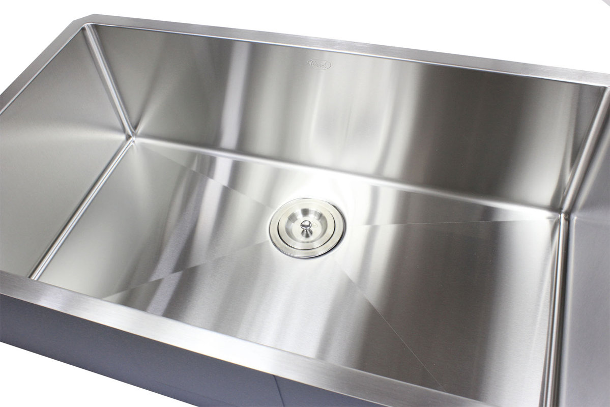 Ariel Premium Stainless Steel Undermount Kitchen Sink With Sink Grid And Ariel Premium Stainless Steel Undermount Kitchen Sink With Sink Grid And