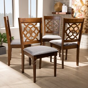 Sharri Side Chair In Brown/Gray (Set Of 4) By Canora Grey