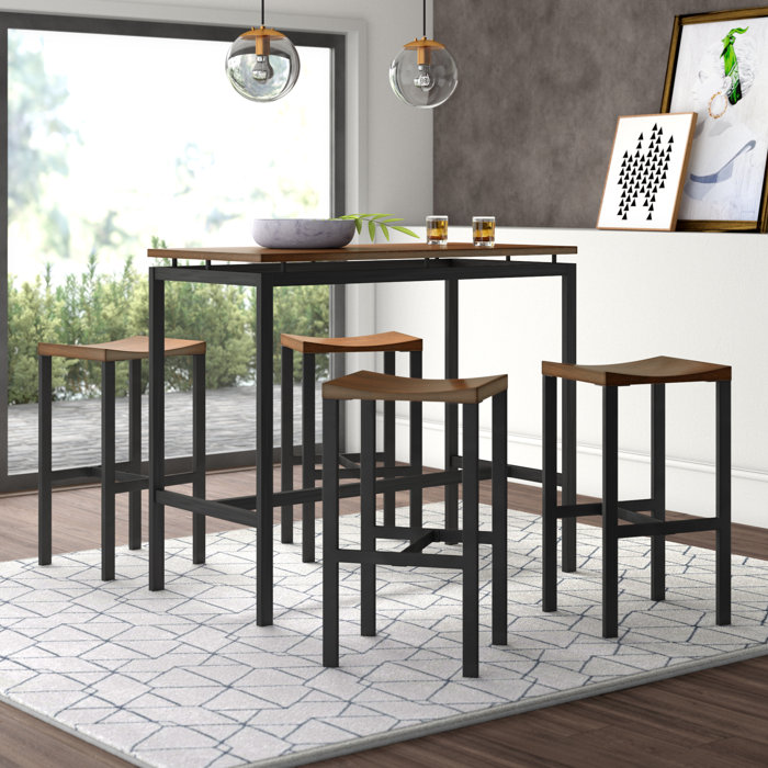 Mcgonigal 5 Piece Bar Height Dining Set