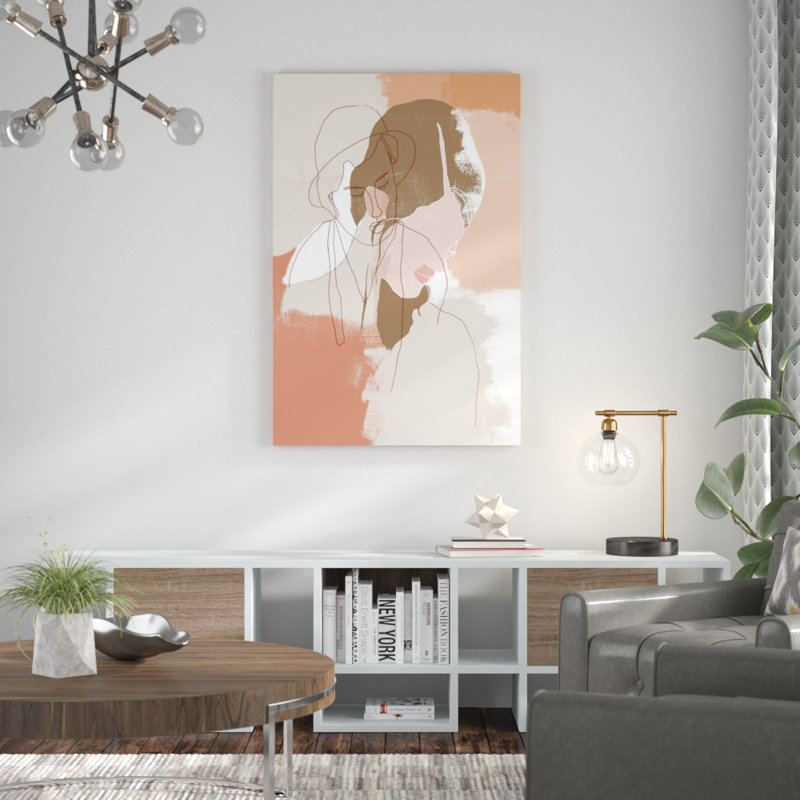 Wrought Studio Painted Contour Portraits I Painting On Canvas Wayfair